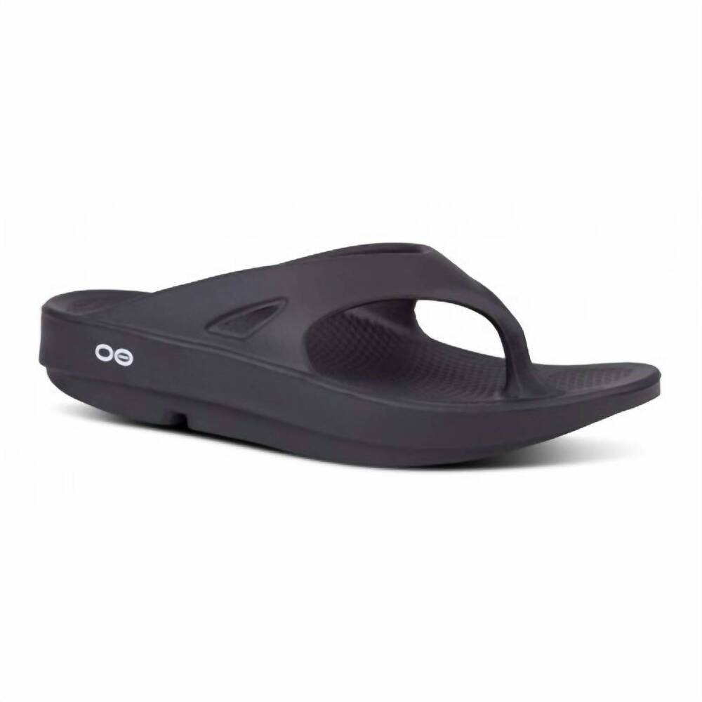 NEW OOFOS unisex ooriginal sandals in black